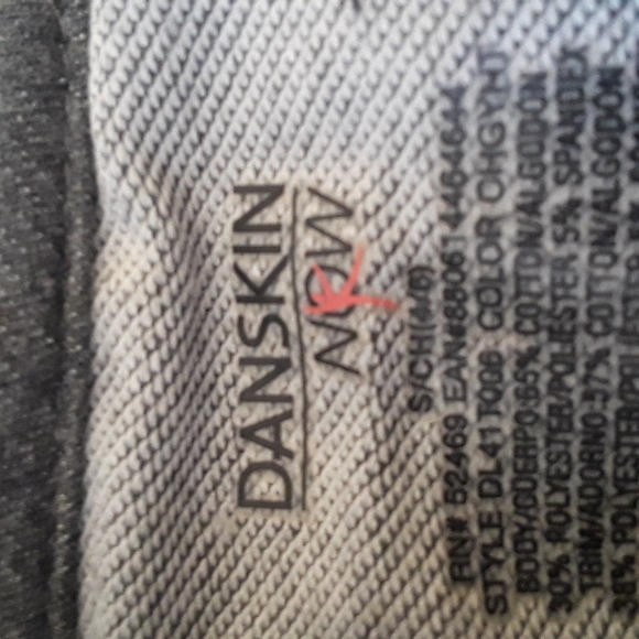 Women's Danskin Gray Print Hoodie Size Small - Picture 6 of 8